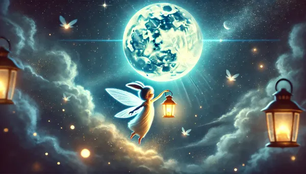 Midnight Moonbeam and the Forest of Fireflies