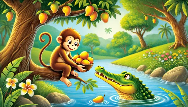 The Monkey and the Crocodile