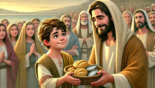 The Kind Boy and the Five Loaves